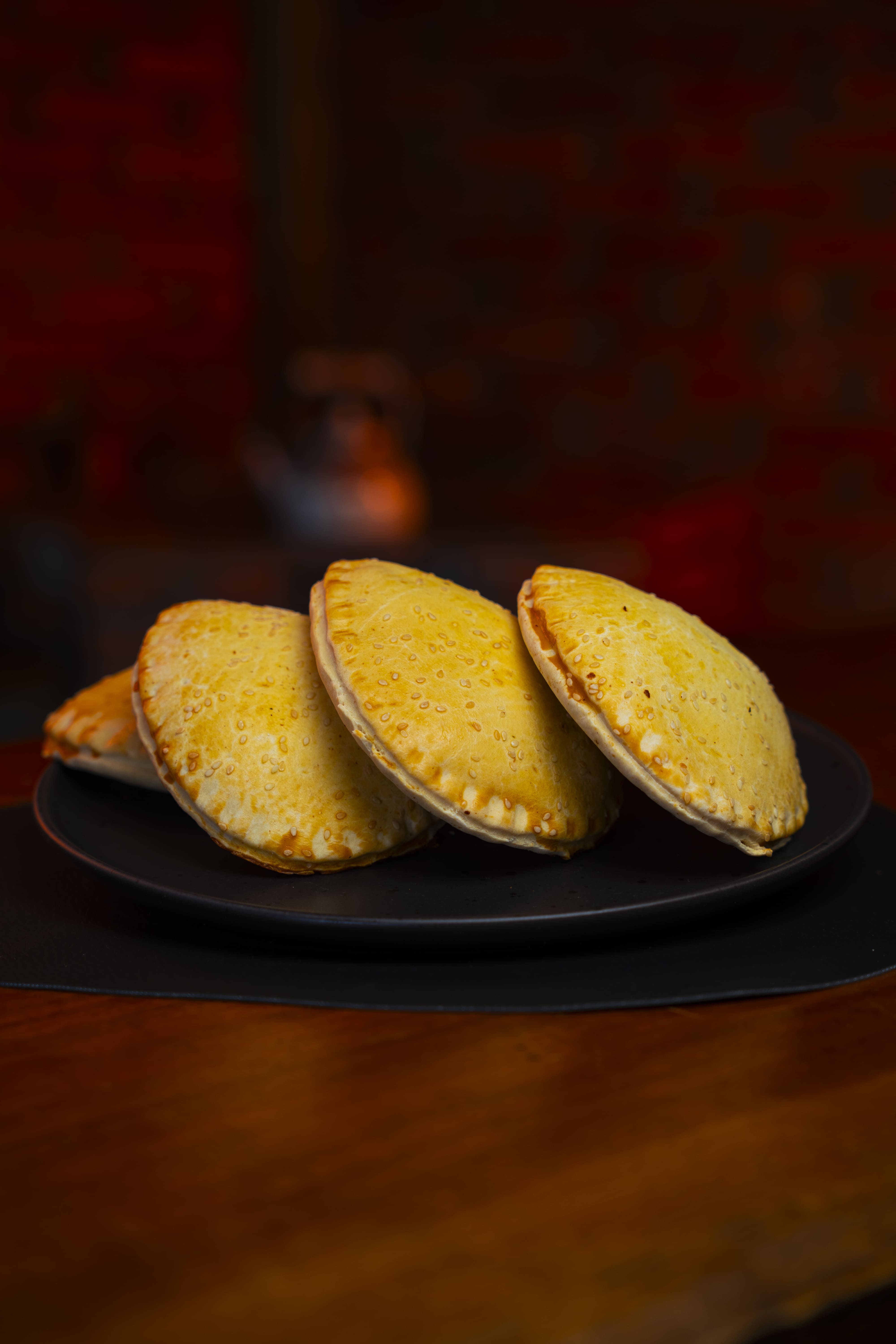 Pastel Assado de Frango Com Requeijão